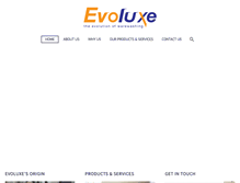 Tablet Screenshot of evoluxe.com